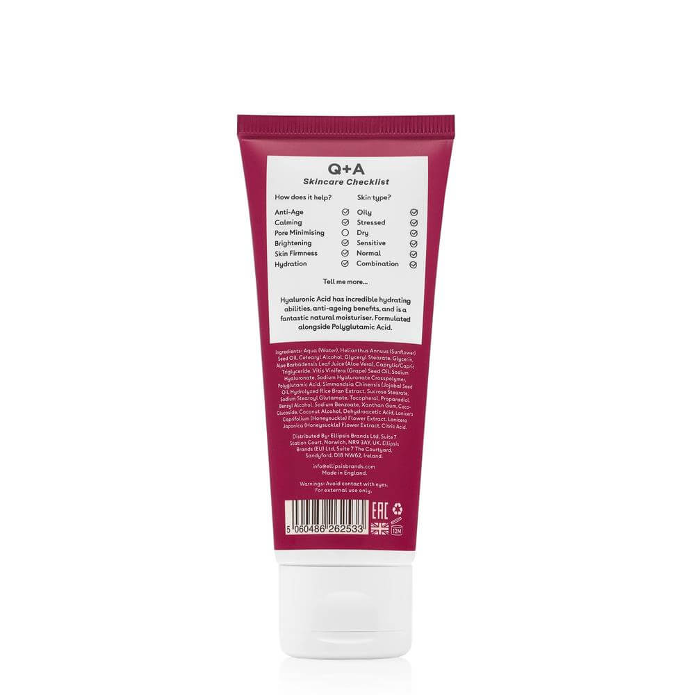 Q+A Hyaluronic Acid Moisturiser 75ml